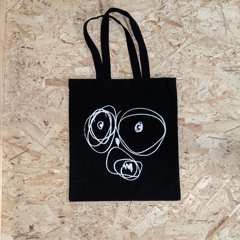 Image of OGSF Tote Bag [WHITE ON BLACK]